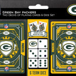 Green Bay Packers - 2-Pack Playing Cards & Dice Set