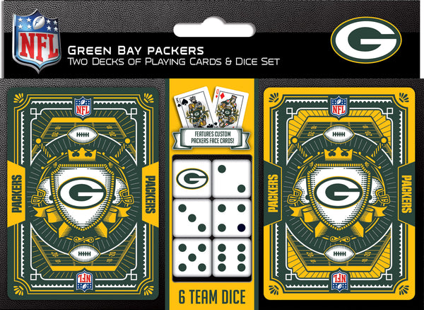 Green Bay Packers - 2-Pack Playing Cards & Dice Set