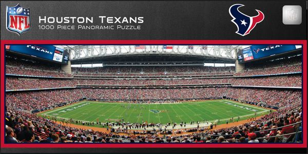 Houston Texans 1000pc Panoramic Puzzle - 50yd line