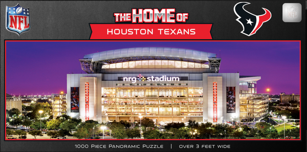 Houston Texans 1000pc Panoramic Puzzle - Stadium View