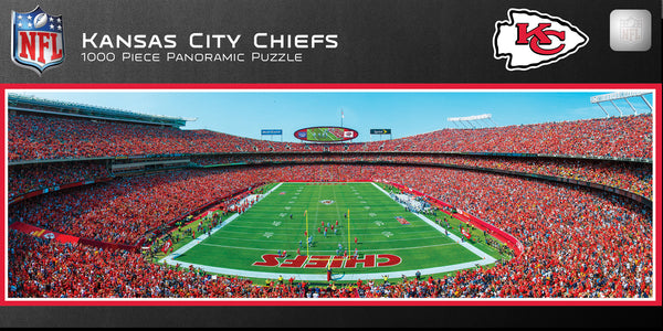 Kansas City Chiefs 1000pc Panoramic Puzzle - Endzone