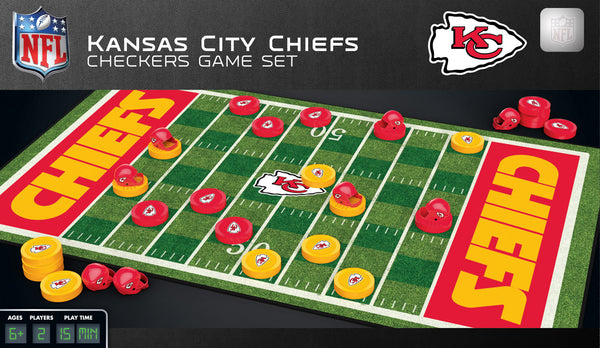 Kansas City Chiefs Checkers Board Game
