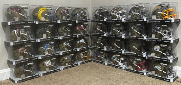 NFL AFC Conference Riddell Speed Mini Football Helmet - Set of 16