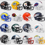 NFL Riddell Speed Replica Full-Size Football Helmet - Set of 32