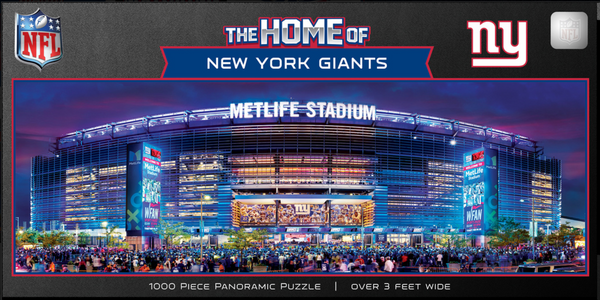 New York Giants 1000pc Panoramic Puzzle - Stadium View