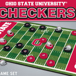 Ohio State Buckeyes Checkers Board Game