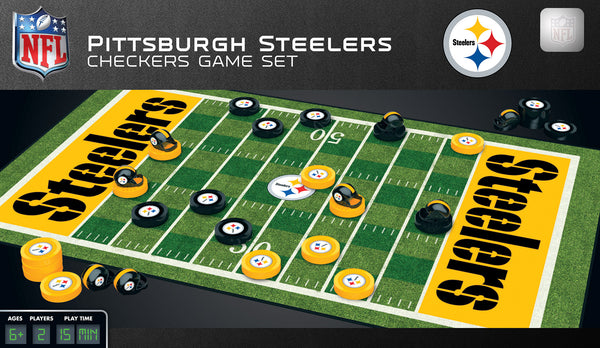 Pittsburgh Steelers Checkers Board Game