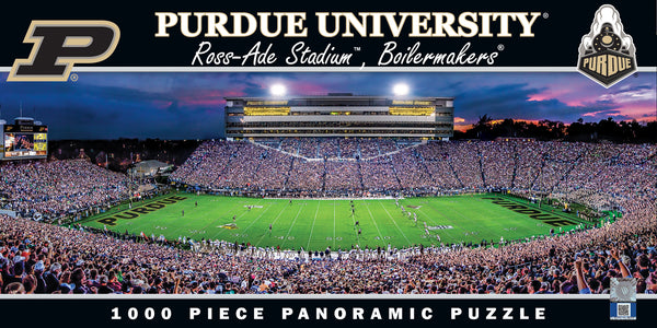 Purdue Boilermakers 1000pc Panoramic Puzzle - 50yd line