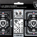 Las Vegas Raiders - 2-Pack Playing Cards & Dice Set