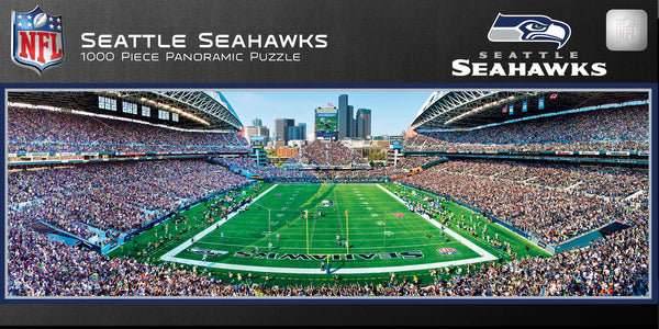 Seattle Seahawks 1000pc Panoramic Puzzle - End Zone
