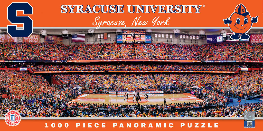 Syracuse Orangemen 1000pc Panoramic Puzzle - Center Court