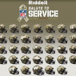 NFL Riddell Speed Salute to Service 2022 Mini Football Helmet - Set of 31