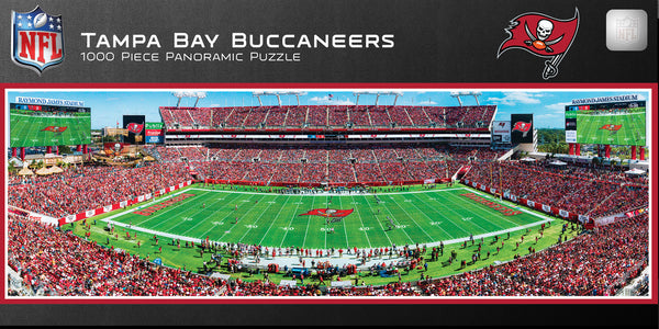 Tampa Bay Buccaneers 1000pc Panoramic Puzzle - 50yd line