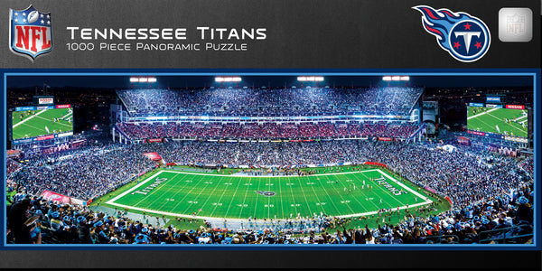 Tennessee Titans 1000pc Panoramic Puzzle - 50yd line