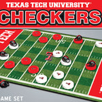 Texas Tech Red Raiders Checkers Board Game