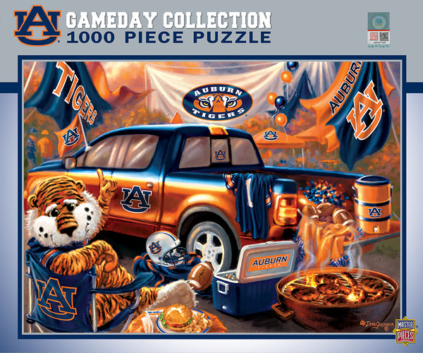Auburn Tigers 1000pc Panoramic Puzzle - Gameday Collection