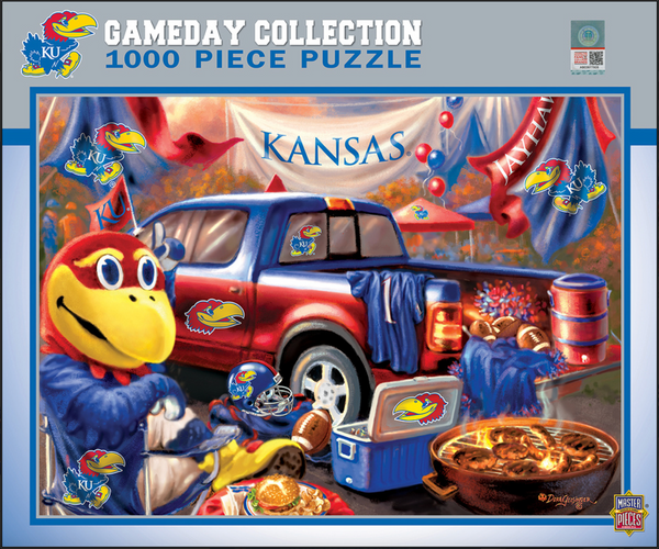 Kansas Jayhawks 1000pc Puzzle - Gameday