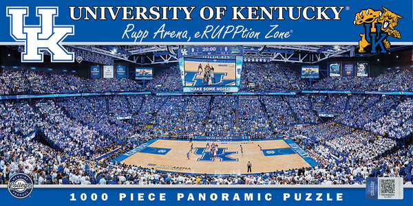 Kentucky Wildcats 1000pc Panoramic Puzzle - Center Court