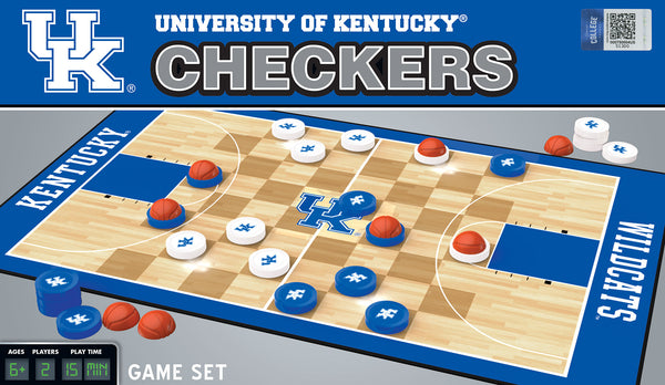 Kentucky Wildcats Checkers Board Game