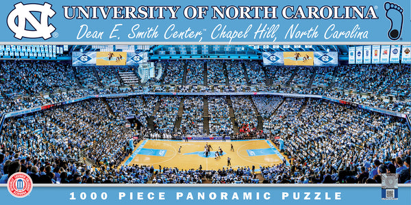 North Carolina Tar Heels 1000pc Panoramic Puzzle - Center Court
