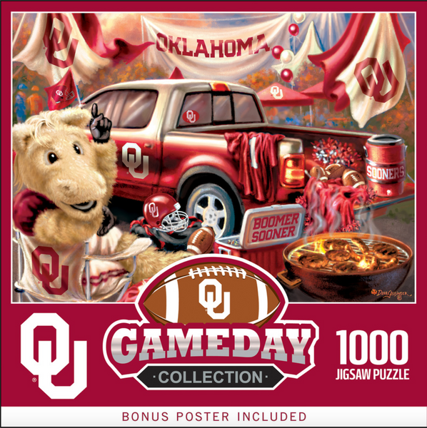 Oklahoma Sooners 1000pc Puzzle - Gameday