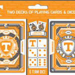 Tennessee Volunteers - 2-Pack Playing Cards & Dice Set