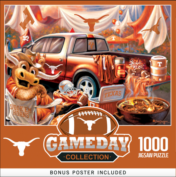 Texas Longhorns 1000pc Puzzle - Game Day