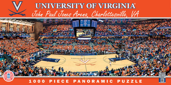 Virginia Cavaliers 1000pc Panoramic Puzzle - Center Court