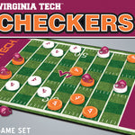 Virginia Tech Hokies Checkers Board Game
