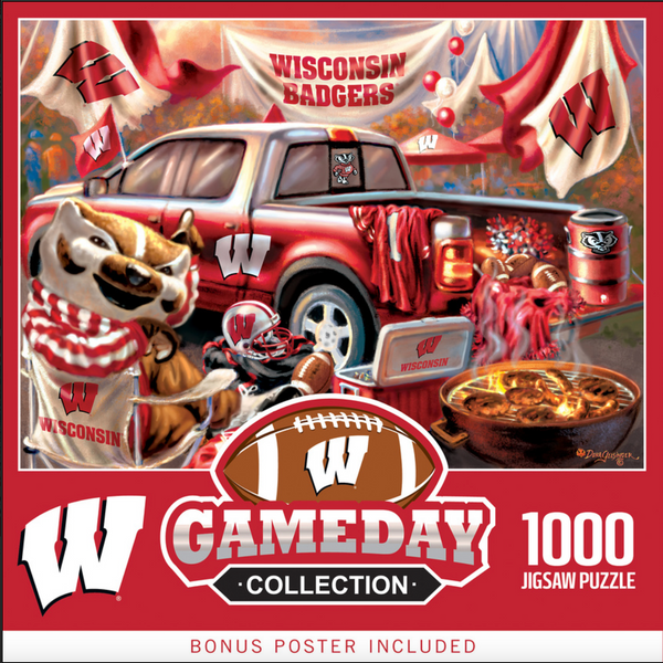 Wisconsin Badgers 1000pc Puzzle - Gameday