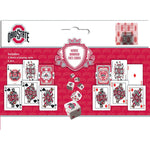 Ohio State Buckeyes - 2-Pack Playing Cards & Dice Set