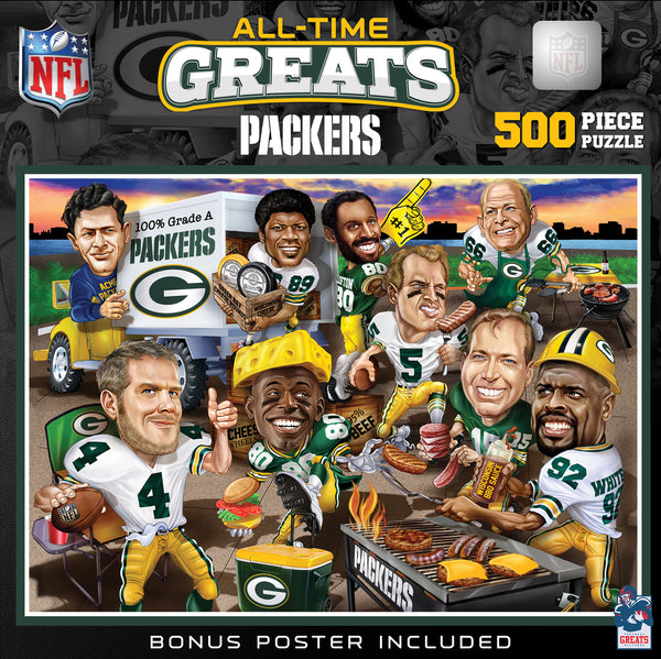 Green Bay Packers - All Time Greats 500 Piece Jigsaw Puzzle