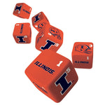 Illinois Fighting Illinois Dice Set