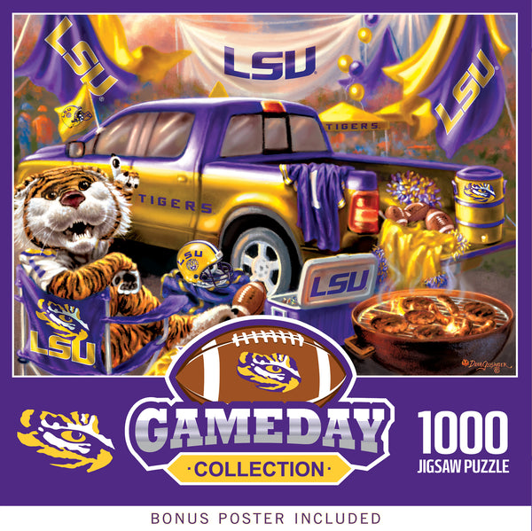 LSU Tigers 1000pc Puzzle - Gameday