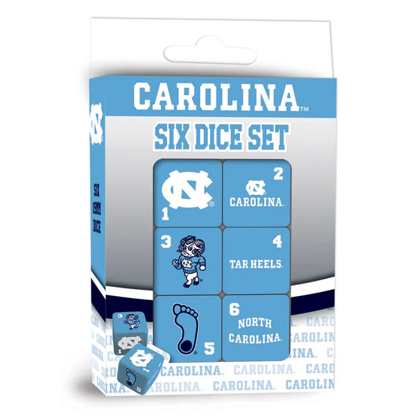 UNC Tar Heels Dice Set
