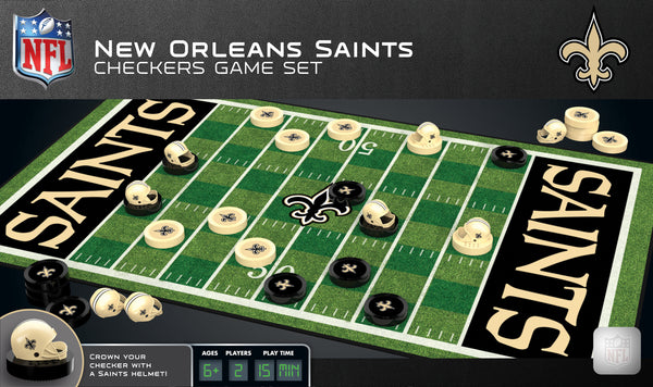 New Orleans Saints Checkers Board Game