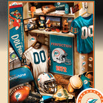 Miami Dolphins - Locker Room 500 Piece Jigsaw Puzzle