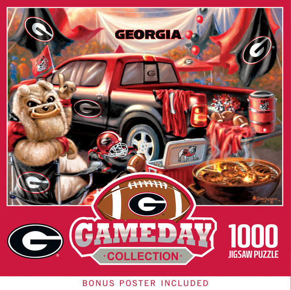 Georgia Bulldogs 1000pc Puzzle - Gameday
