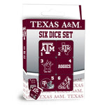 Texas A&M Dice Set