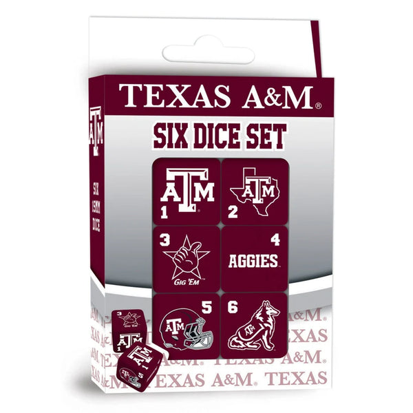 Texas A&M Dice Set