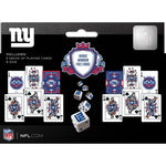 New York Giants 2-pack Playing Cards & Dice Set