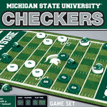 Michigan State Spartans Checkers Board Game