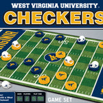West Virginia Mountaineers Checkers Board Game
