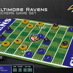 Baltimore Ravens Checkers Board Game
