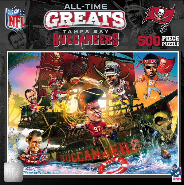 Tampa Bay Buccaneers - All Time Greats 500 Piece Jigsaw Puzzle