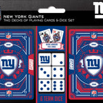 New York Giants 2-pack Playing Cards & Dice Set