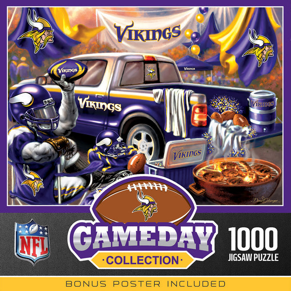 Minnesota Vikings 1000pc Puzzle - Gameday