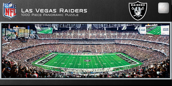 Las Vegas Raiders 1000pc Panoramic Puzzle - 50yd line