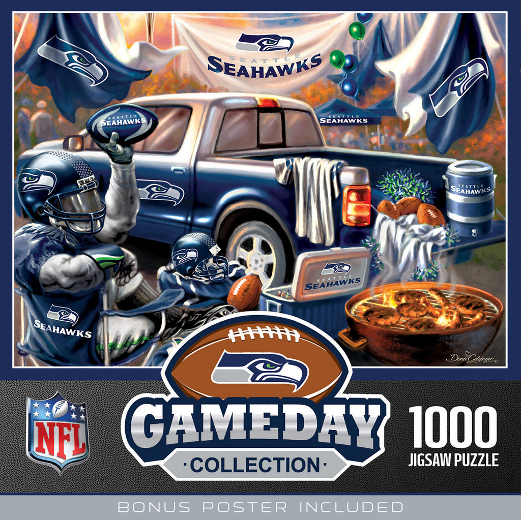 Seattle Seahawks 1000pc Puzzle - Gameday
