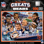 Chicago Bears - All Time Greats 500 Piece Jigsaw Puzzle